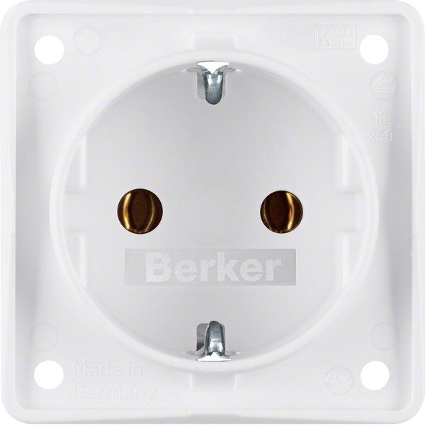 Berker - Steckdose Schuko-Steckd.pws 947782502 m.Steckklemmen