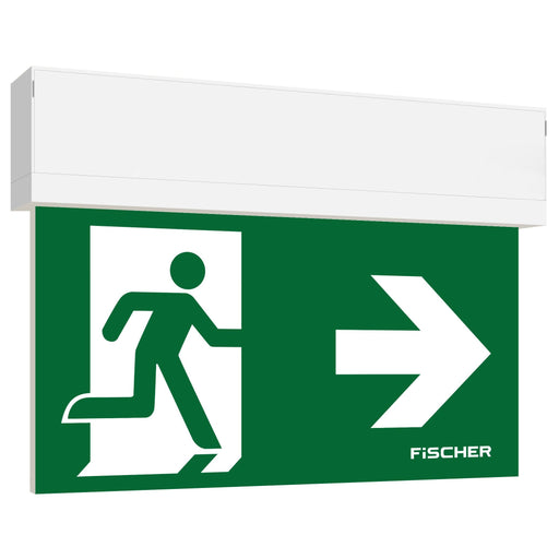 Fischer - Sicherheitsleuchte LED-Rettungszeichenleuchte S1-U383AT2.V5 EB 3/8h,27m,IP41