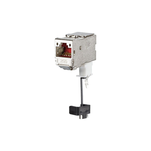 Metz Connect - Modularer Steckverbinder Datenanschlussdose 130B12-25-E MC 25G-net Jack 270° − 10 Stück