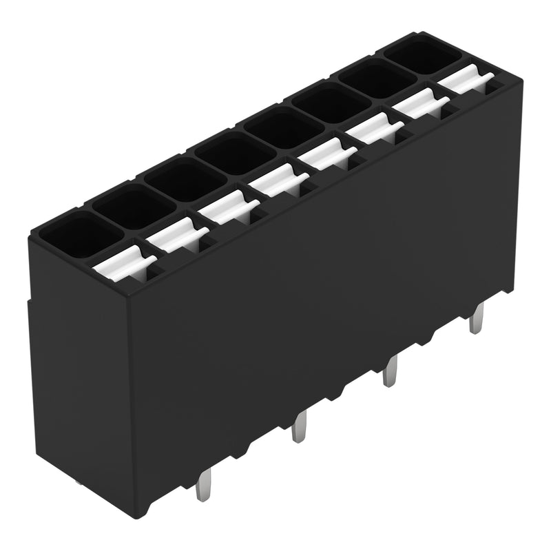 WAGO - Leiterplattenklemme THR-Leiterplattenklemme 2086-1128 Drücker,1,5mm²,sw − 108 Stück