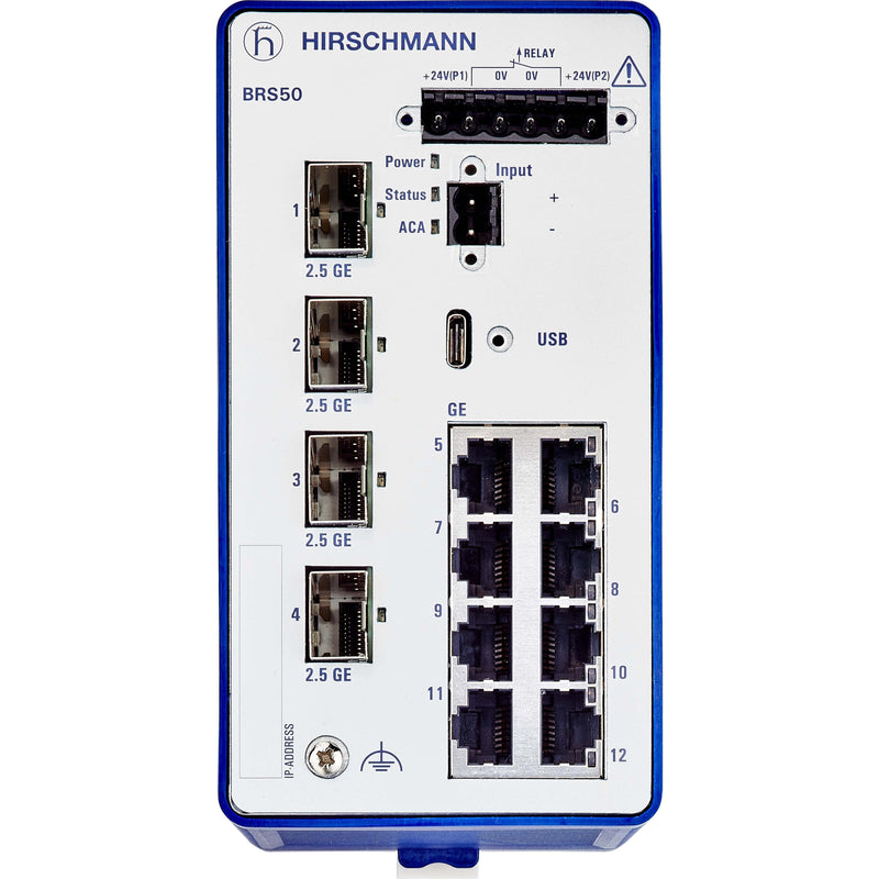 Hirschmann INET - Netzwerk Switch Ind.Ethernet Switch BRS50-8TX/4SFP-EEC 12 Port, managed − 1 Stück