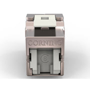 Corning - Modularer Steckverbinder RJ45 Keystone KAXESM-00101-C001-B6 Kat. 6, BP6 − 6 Stück