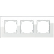 Gira - Abdeckrahmen 3f. weissglas 021312
