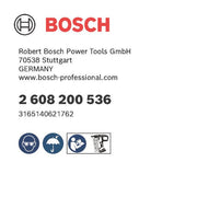 Bosch - Nagel für Nagelgerät Senkkopf-Stift SK64 20NR, 2608200536 63 mm Edelstahl 2000