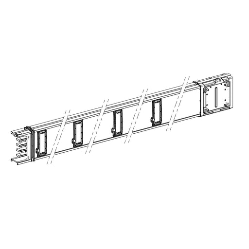 Schneider Electric - Schienenverteilereinheit Schienenkasten KSA400ED4208 400A 2m