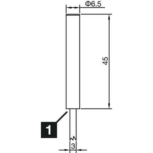 Di-soric - Induktiver Näherungsschalter Induktiver Näherungssensor INSM-6D5-B01NS-2C 1mm, bündig