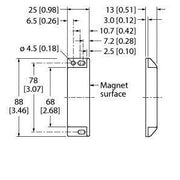 Turck - Einzelpositionsschalter Codierter Magnet SI-MAG1MM f. magnet. Schalter