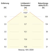 EVN Lichttechnik - Decken-/Wandleuchte LED-Anbauleuchte AP27254125 CCT Switch
