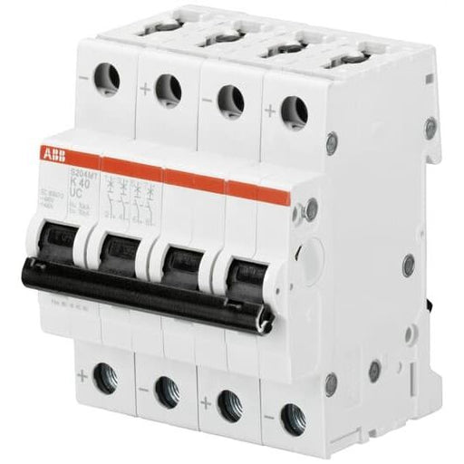 ABB Stotz S&J - Leitungsschutzschalter Sicherungsautomat S204MT-K0,5UC 10kA 0,5A 4P