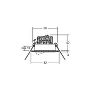 Brumberg Leuchten - Downlight/Strahler/Flutlicht LED-Einbaustrahler 350mA 38303033 3000K mattchrom