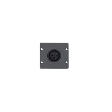 Kramer - Einsatz/Abdeckung für Kommunikationstechnik XLR-Kupplung WA-1XLF(B) Wall-PlateEinsatz,sw