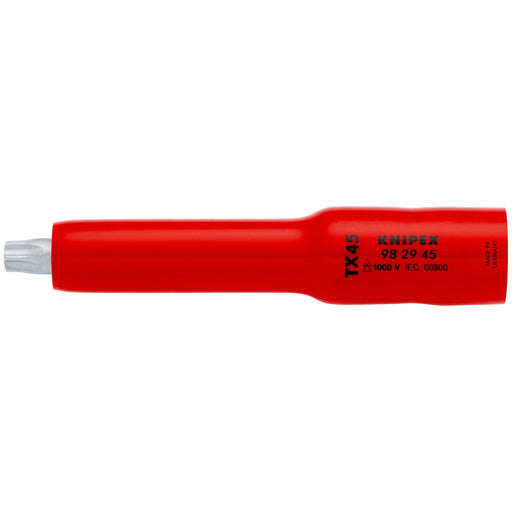 Knipex - Sechskant-Einsatz für Steckschlüssel Steckschlüsseleinsatz 98 29 45 − 1 Stück