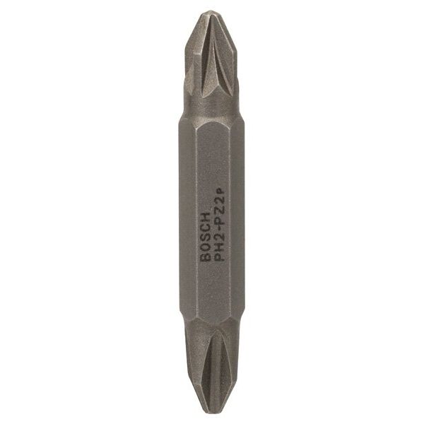 Bosch - Bit-Set Doppelklingenbit, 2607001743 PH2, PZ2, 45 mm