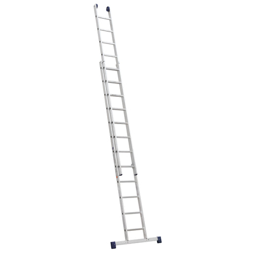 ILLER-LEITER - Sprossenleiter Schiebeleiter o.Seil 2-tlg 58012 2x12 Stufen