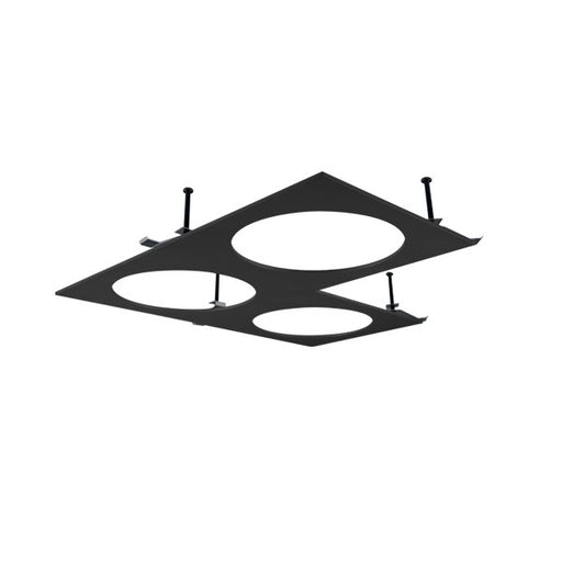 LTS Licht&Leuchten - Mechanisches Zubehör/Ersatzteile für Leuchten Einbaurahmen SCER 6.330 sw schwarz