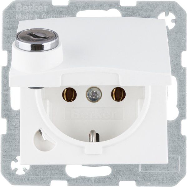 Berker - Steckdose SCHUKO-Steckdose 47631909 polarweiß matt