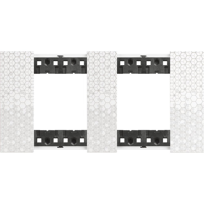 Legrand (BT) - Abdeckrahmen KA4802M2MW 2x2-modulig