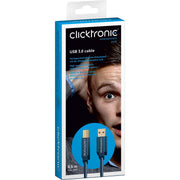 Clicktronic - PC-Kabel USB-Kabel,High Speed 70090 0,5m,A/B