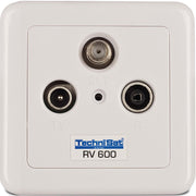 TechniSat - Antennensteckdose SAT-Durchgangsdose RV600-13