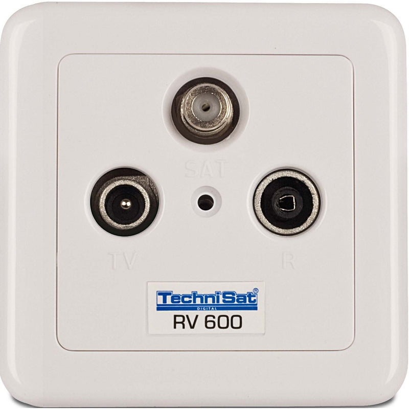 TechniSat - Antennensteckdose SAT-Durchgangsdose RV600-13