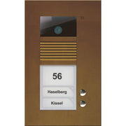 TCS Tür Control - Türstation für Türkommunikation Video color Außenstation V AVU14020-0012 PUK 2 Tasten 1-spalt