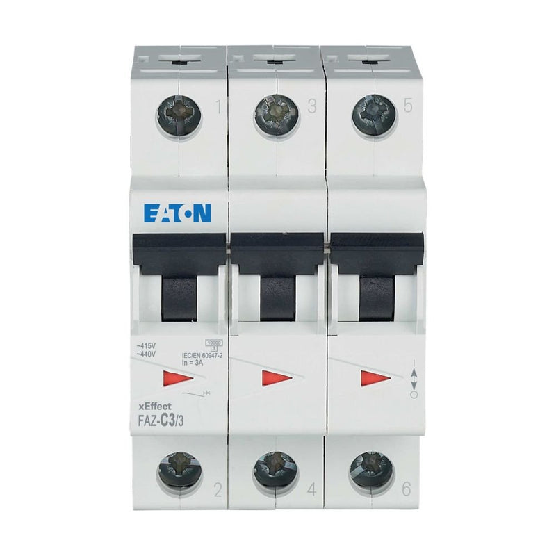 Eaton - Leitungsschutzschalter FAZ-C3/3 C 3A, 3p
