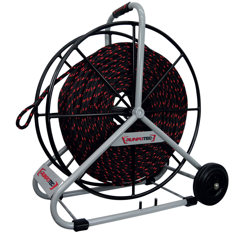 Runpotec - Kabeleinziehsystem Zugseil Polyester 10123 12mm 350m m.Haspel