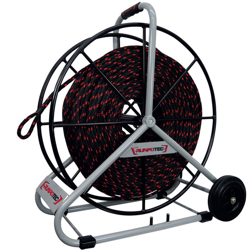 Runpotec - Kabeleinziehsystem Zugseil Polyester 10123 12mm 350m m.Haspel