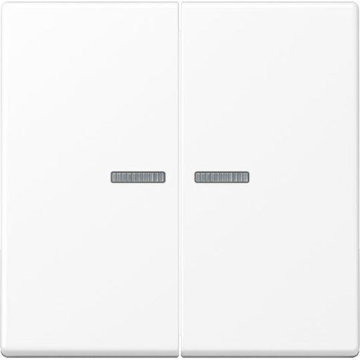 Jung - Abdeckung/Bedienelement für Installationsschalterprogramme Wippe A 102 KO5 BF WWM f.Serientaster KO
