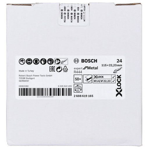 Bosch - Trenn-/Schleifscheibe X-LOCK 2608619165 Fiberschleifscheibe