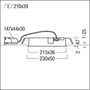Zumtobel Group - Decken - /Wandleuchte LED - Einbauleuchte SUI DF6 #60210991 4000K