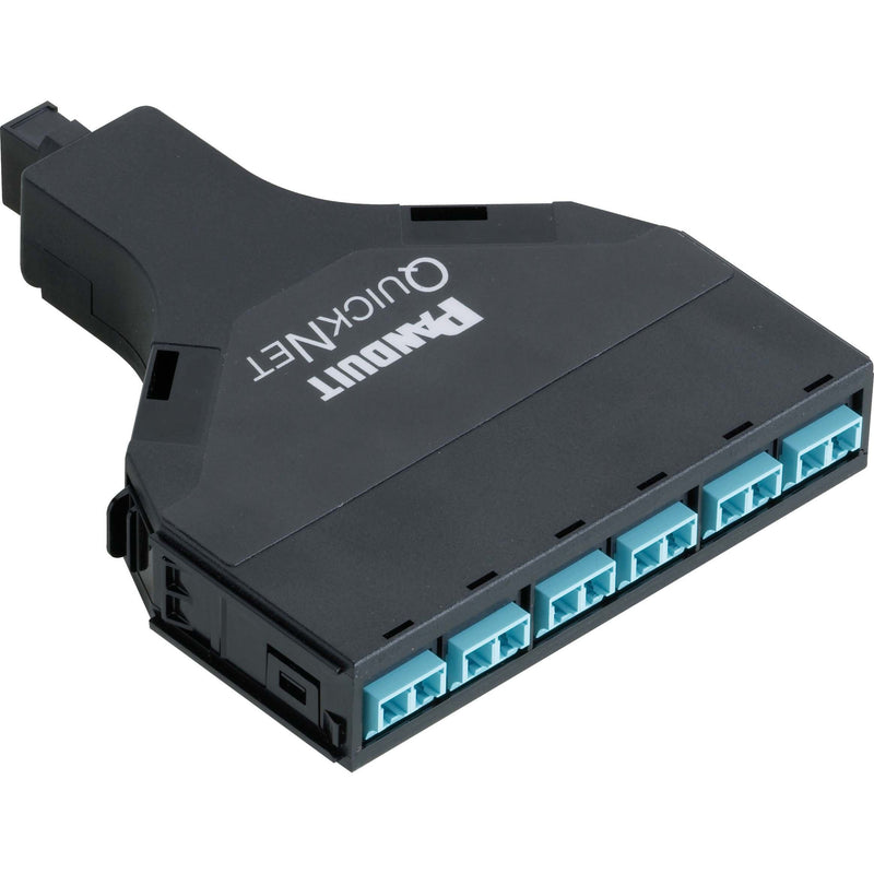 Panduit - Patchpanel LWL QuickNet SFQ-Cassette FQXO-12-10AF 12-fiber OM3 Fiber