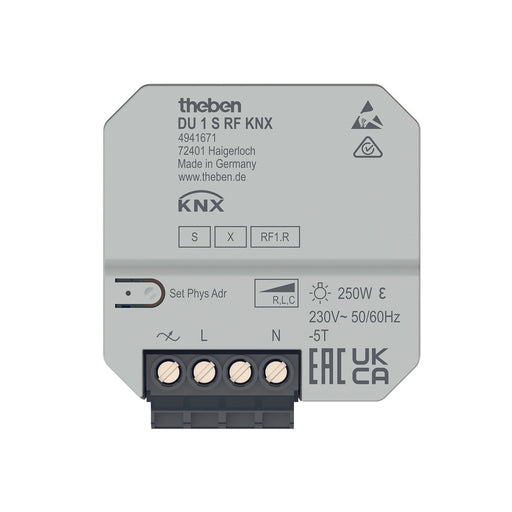 Theben - Bussystem-Dimmaktor Funk-Dimmaktor DU 1 S RF KNX 1-fach