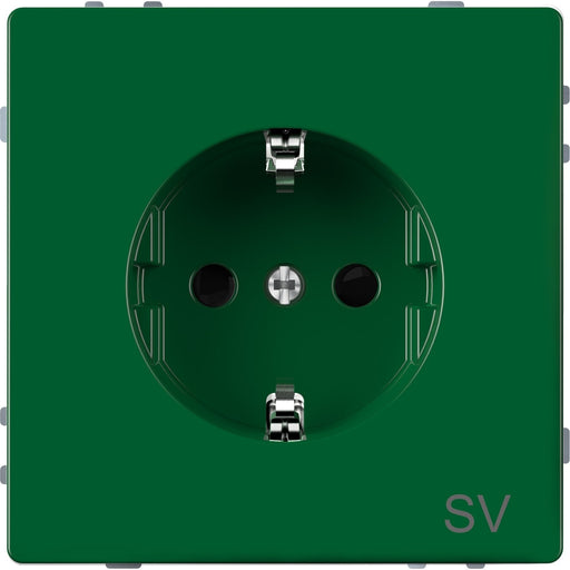 Merten - Steckdose SCHUKO-Steckdose gn MEG2300-6004 mit Steckklemmen