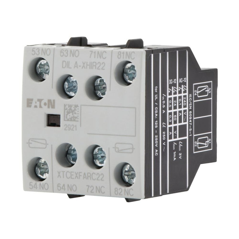 Eaton - Hilfsschalterblock Hilfsschütz DILA-XHIR22 4p