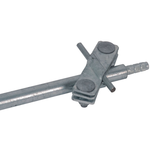 DEHN - Anschlussklemme für Stab-/Tiefenerder TE-Anschlussschelle ASSTE25710FL40STTZN St/tZn D25 f.Rd7-10