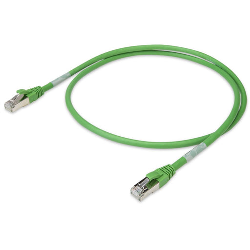 WAGO - Patchkabel Kupfer Industrie ETHERNET-Leitung RJ-45 756-1250/1013-010 RJ-45,grün − 1 Stück