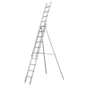 ILLER-LEITER - Sprossenleiter Obstbaumleiter m.Stützen 66208 2-teil. 2x8 Sprossen