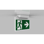 RP-Technik - Sicherheitsleuchte LED-Rettungszeichenleuchte AGD009ML ZB + ML, weiß