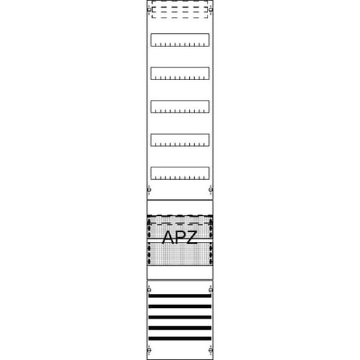 Striebel&John - Verteilerfeld für Installationsverteiler Verteilerfeld FV19SA2 mit SaS /APZ 9RE