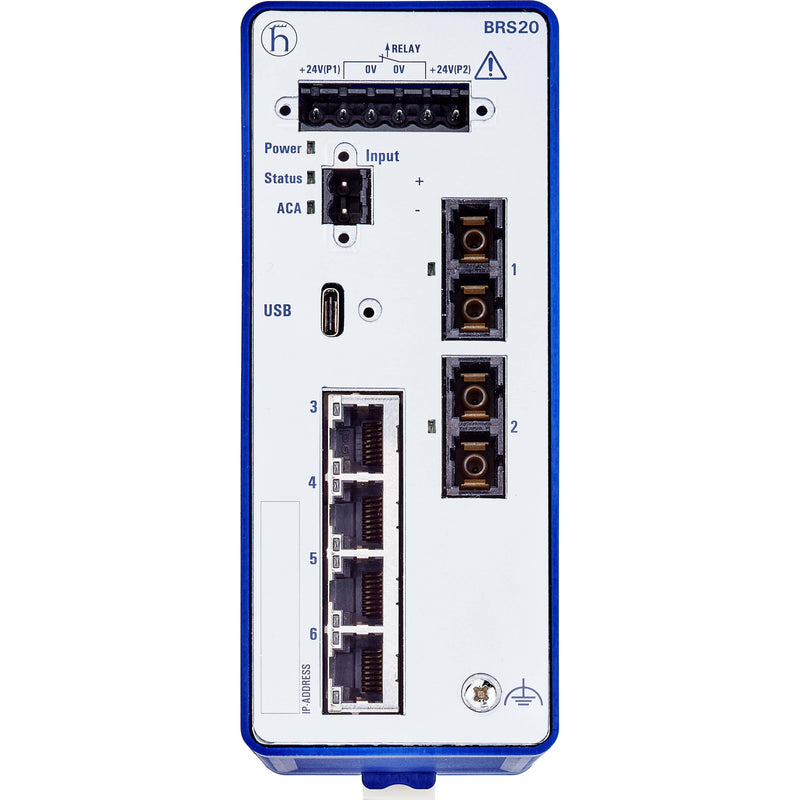 Hirschmann INET - Netzwerk Switch BOBCAT Rail Switch BRS20-8TX 8x100Mbit/s Ports − 1 Stück