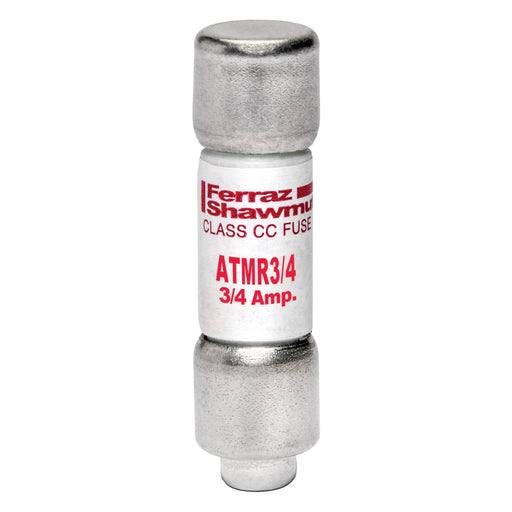 Mersen - Zylindrische Sicherung Sicherungseinsatz Class CC ATMR3/4 F 10x38 0,75A − 10 Stück