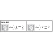 Ledvance - Decken-/Wandleuchte LED-Wand-u.Deckenleuchte BLKHRDDA300P_830BK 830, DALI, sw
