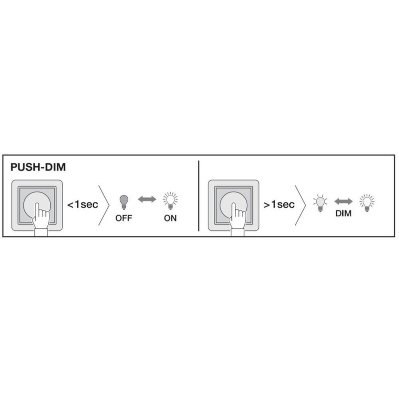 Ledvance - Decken-/Wandleuchte LED-Wand-u.Deckenleuchte BLKHRDDA300P_830BK 830, DALI, sw
