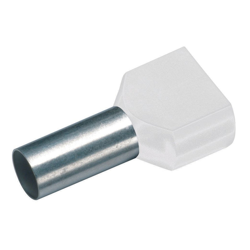 Cimco Werkzeuge - Aderendhülse 182432 iso. ws 2x0,75-8mm − 100 Stück