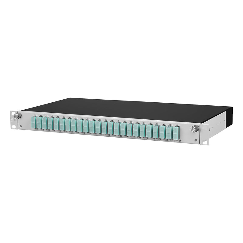 Metz Connect - Patchpanel LWL OpDAT slide R Patchfeld 150275BA24-E splice 24xSC-Duplex