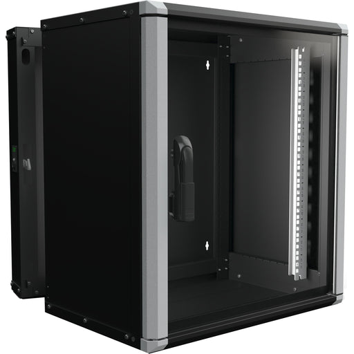 Enoc - Netzwerkgehäuse Wandschrank 12HE 3tlg. sw Wr2 12-65-S 19"600x500x668mm