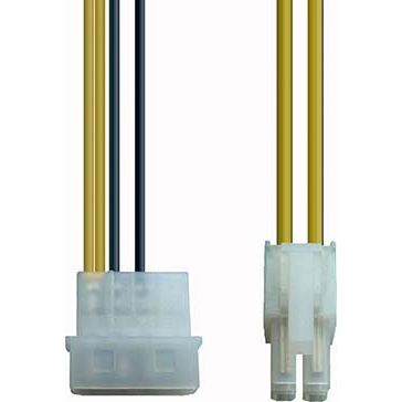 E+P Elektrik - Konfektioniertes A/V-Kabel Adapterkabel P4 CC 341 0,2m