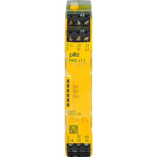 Pilz - Gerät zur Überwachung von sicherheitsgerichteten Stromkreisen Kontakterweiterung PNOZ s7.2 #750177 24VDC4n/o1n/c expand