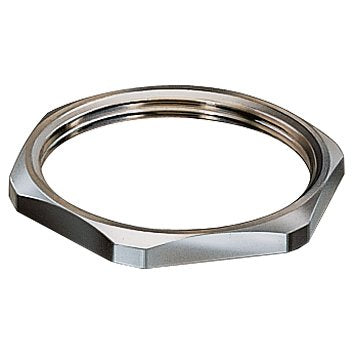 Flexa - Gegenmutter für Kabelverschraubung Gegenmutter GM-P 0530.000.009 PG9, vernickelt − 100 Stück